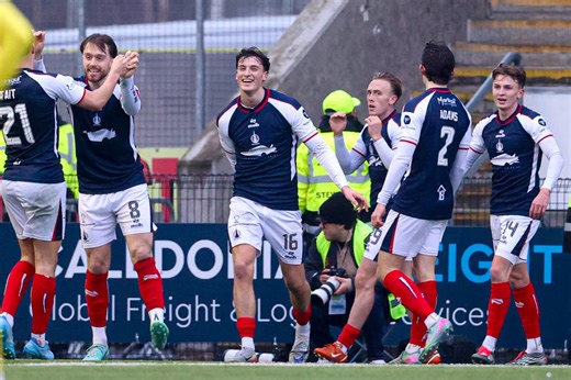 John McGlynn hails Falkirk hat-trick hero Barney Stewart after Hibs win