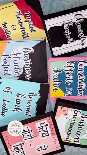 Decorated files for school projects {Dm us on Instagram for orders} #project #files #decoration #fyp