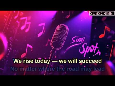 WE RISE - KARAOKE VERSION