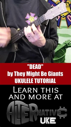 Dead - They Might Be Giants #ukulele #ukulelecover #ukuleletutorial #shorts