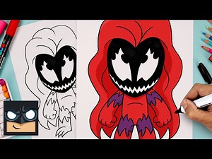 How To Draw Agony | Venom 3 - Videos For Kids
