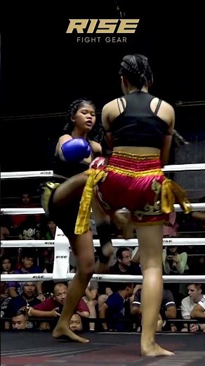 Thai Teen Girls in Muay Thai Highlights | Intense Knockout Action! #thaifight #muaythai #girlpower