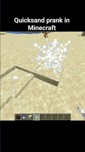 Minecraft Quicksand Prank Moment
