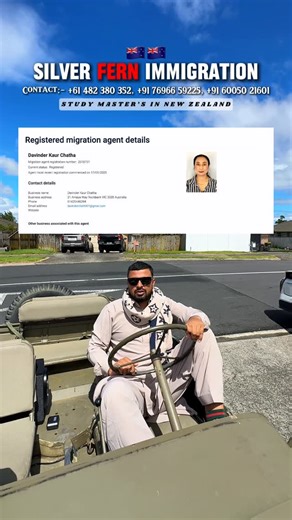 Raja Hiran on Instagram: "Not just visas Complete migration journeys From Study ➝ Work ➝ PR ➝ Permanent Settlement — this is the expertise of LIA Navdeep Singh Your international journey begins with the right guidance At Silver Fern Education, our team of Licensed Immigration Advisers & Registered Migration Agents is committed to delivering trusted, transparent, and result-driven immigration Solutions LIA: 202503971|LIA:202400392| LIA: 202504808| MARN: 2518751 MARA:2518750 Visit Us Today! Kapurt