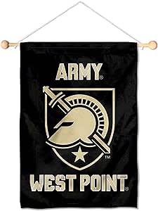 College Flags & Banners Co. Army West Point Mini Small Banner and Banner Pole Bundle