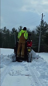 Snow Removal With Shed Mule