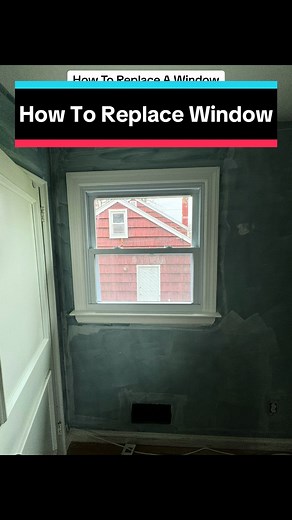 How To Replace a Window Start 2 Finish #fyp #DIY #construction #constructiontok #WINDOW #replacement #trending #viral #howto #stepbystep #bluecollar #fypシ #foryoupage
