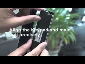 A-Pass Touch Digital Keyless Entry KeyPad Mounting Demo