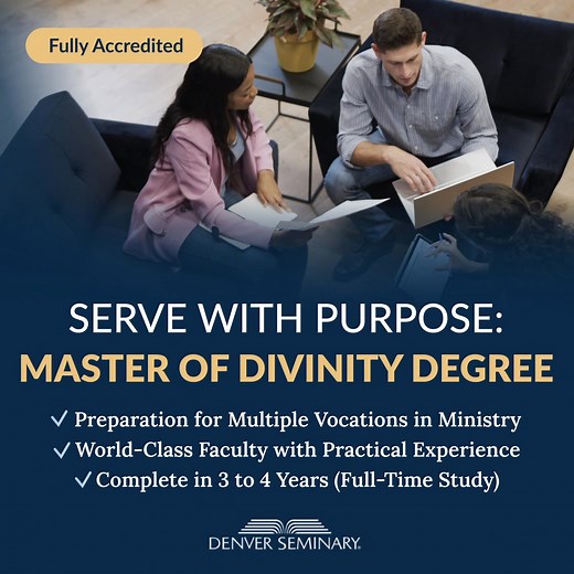 78 reactions · 5 comments | Denver Seminary MDiv: Get the training you need to make a difference. With 100% flexibility, we offer practical ministry experiences. Learn more now. | Denver Seminary | Facebook
