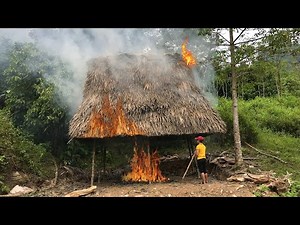 Asian girl Build a dream diary cabin in the Asian wilderness (full house 1)