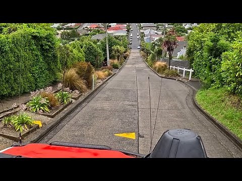 The World's Steepest Street - Baldwin St - Dunedin