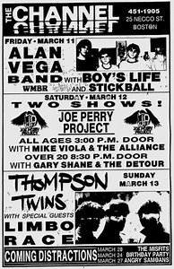 Concert History of The Channel Boston, Massachusetts, United States  | Concert Archives