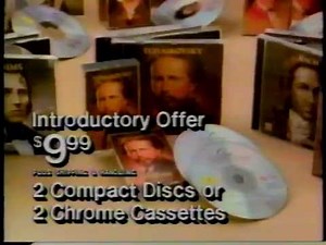 1989 Time-Life "Great Composers" Collection commercial