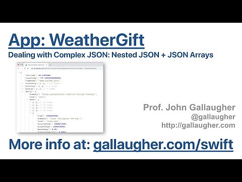 Ch. 7.14 Dealing with Complex JSON - Nested JSON and JSON Arrays