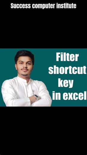 filter shortcut key in Excel | Excel Mein filter ka use kaise kiya jata hai shortcut #filter #shorts