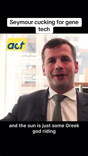 David Seymour selling out New Zealanders to experimental gene tech…