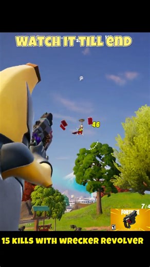 Wrecker Revolver is OP #shorts #fortnite #fortniteshorts #fortniteclips