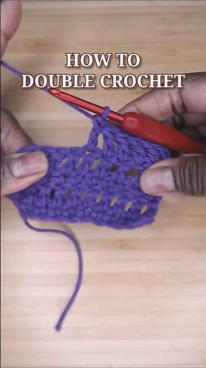 How to DOUBLE CROCHET