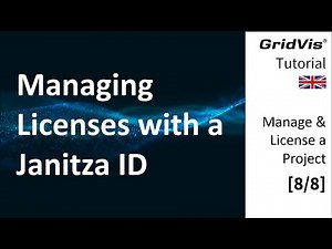 Managing Licenses with a Janitza ID | Manage & License a Project (EN) [8/8]