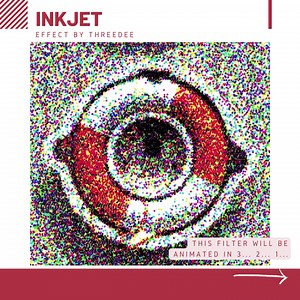 Let's animate a filter! We'll take a great Inkjet effect by ThreeDee...