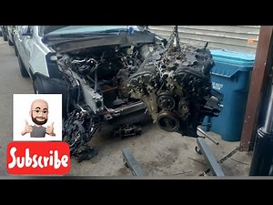 Parte 1 GMC Acadia, Traverse, Buick Enclave Remover motor desde arriba, Remove engine from the top