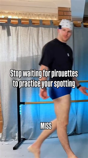 Shane Wuerthner | Ballet Training. Strength. Discipline. on Instagram: "Stop waiting for pirouettes to practise your spotting. Your spot starts long before centre. Most dancers think spotting is just whipping the head in a pirouette, but the real foundation is how you use your head and eyes at the barre. If your head is drifting, if your eyes aren’t fixed on anything, or if your head line has no clarity, your balance will always feel inconsistent. Spotting begins in the simple things: tendu fron