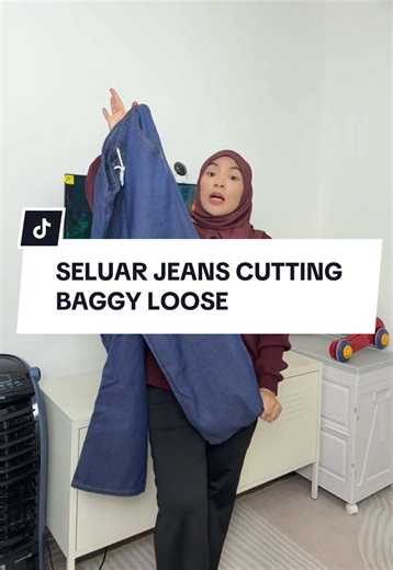 Seluar Jeans Baggy Loose Wanita | Fesyen Trendy