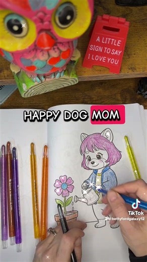 Coloring helps my anxiety. So I make coloring books. Like and subscr please. Links in bio.