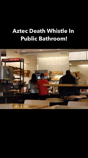 NottAlejandro on Instagram: "Aztec Death Whistle In Public Restroom - - - - - - - #instagramreels #fyp #viral #fyp #explorepage #prank #pranks #funnyvideos #funny #prankvideo #trending #pranksgonewrong #prankster #reels #karen"