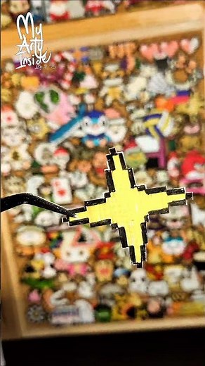 Undertale SAVE Point Pixel Art ✨ | Step-by-Step Drawing on Paper