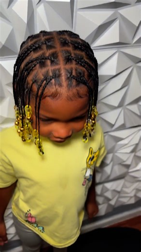 sweet & simple ✨ Cute & natural ✨kid box braids with beads, no hair added 💗 #kidbraids #charlottebraider #braids | Jasmine Imani