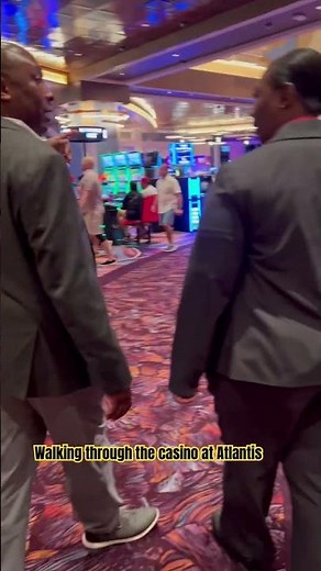 Walk through of the casino at Atlantis Bahamas