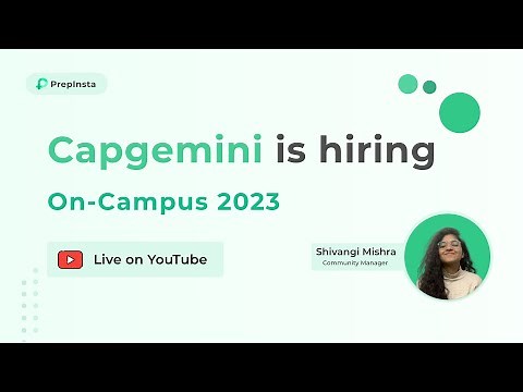 Capgemini is Hiring for 2023 batch (On-Campus)