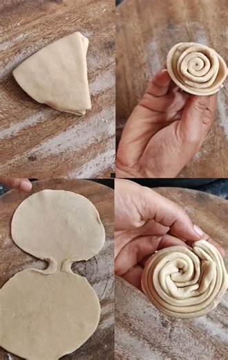 Different ways to fold the chapati to make layer and soft chapati