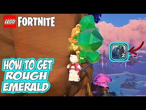 Lego Fortnite - How To GET ROUGH EMERALD and Unlock Lost Isles Cave