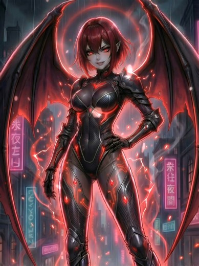 War Vampire Waifu! More Phonk Music: YT: LoschaZz Music #waifu #phonk #girl #vampire #Anime