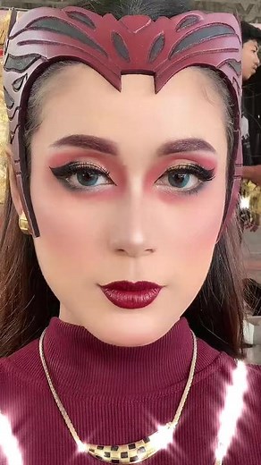 Scarlet Witch Makeup Transformation Tutorial