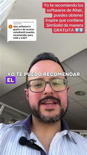 En softwares gratis te recomiendo los de Altair, Inspire tiene licencia GRATUITA, acá detalles ⬇️⬇️