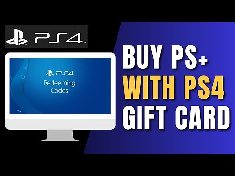 How To Buy PlayStation Plus On PS4 With Gift Card !