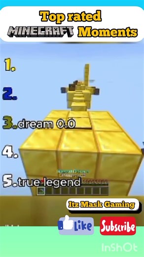 Top rated minecraft Moments @itzMaskGamingofficial #minecraft #gaming #funny