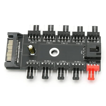 Fan Hub, PWM 10 Ports Fans Splitter IDE Interface for DIY Port - Walmart.ca