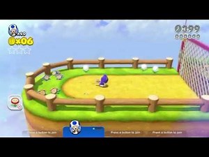 ⛓ Super Mario 3D World: 3-2 Chain Link Charge (All Stars & Stamp) Gameplay Walkthrough No Commentary
