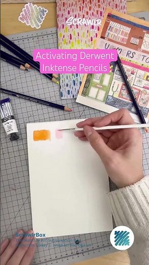 1, 2, 3 Activate! Three Ways To Activate Derwent Inktense Pencils 💦