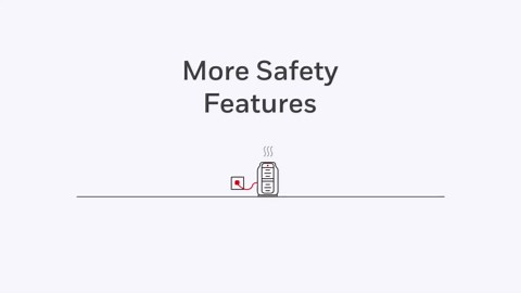 Honeywell HCE100B Heat Bud Ceramic Heater Black Energy Efficient Space Saving Portable Personal Heater with 2 Heat Settings for Home, School, Office