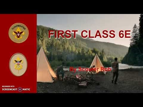 BSA FIRST CLASS RANK REQUIREMENT 6E