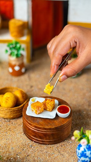 29K views · 441 reactions |  Crispy potato flowers in miniature ♥️ | Miniature Cooking Show | Facebook