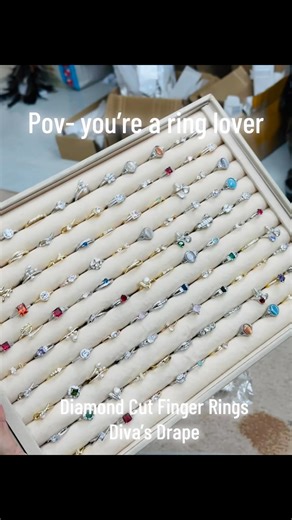 Pov-you’re a ring lover 🤌🏻 | Diva's Drape - DD