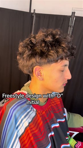 Creative D Initial Freestyle Design Tutorial for Beginner Barbers