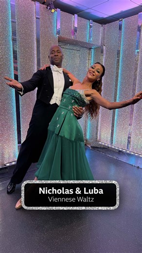 BBC Strictly on Instagram: "The most wonderful Viennese Waltz of the year is here on our Christmas special, bravo Nicholas and Luba! #Strictly 😍"