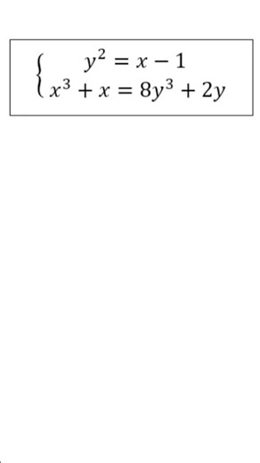 System of equation #maths #calculus #mathematics #education #systemofequations #hardest #trending